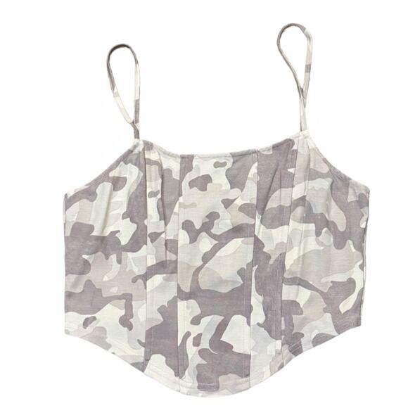bp Neutral Camouflage Corset Camisole Size XL - Picture 2 of 4